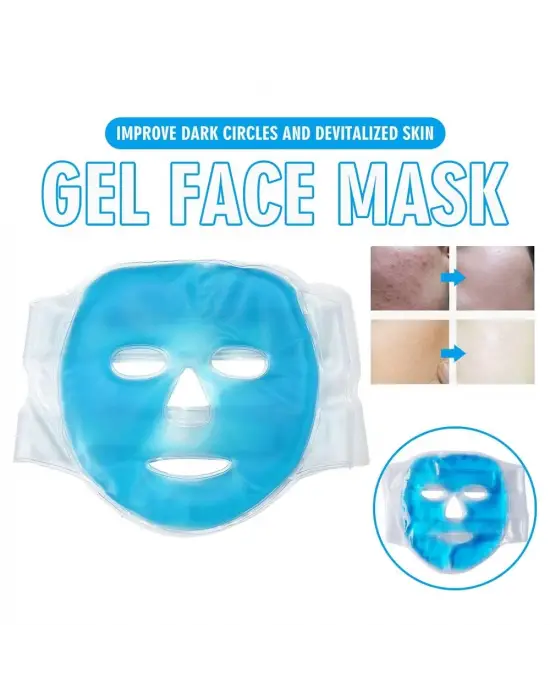 Omarı Yüz Maskesi Baş Ağrısı İçin Jel Buz Paketi ve Cilt Fırçası