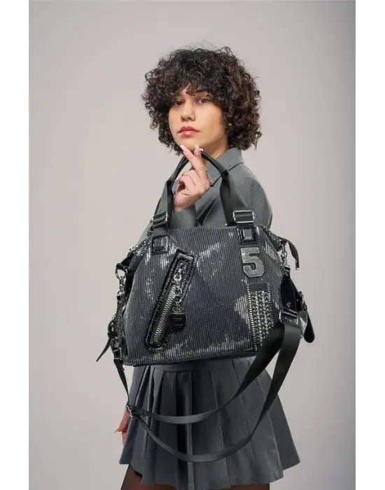 Jews Siyah Cilt Kol Ve Omuz Çantası