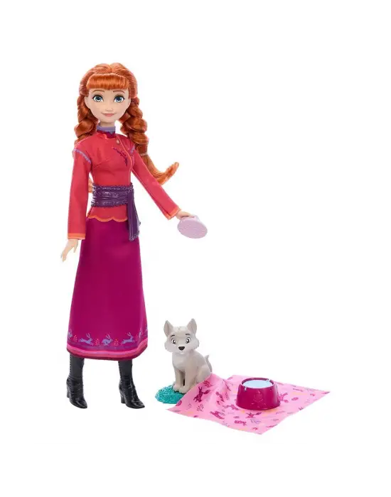 Omarı Karlar Ülkesi Anna ve Kurt Yavrusu Figür Seti