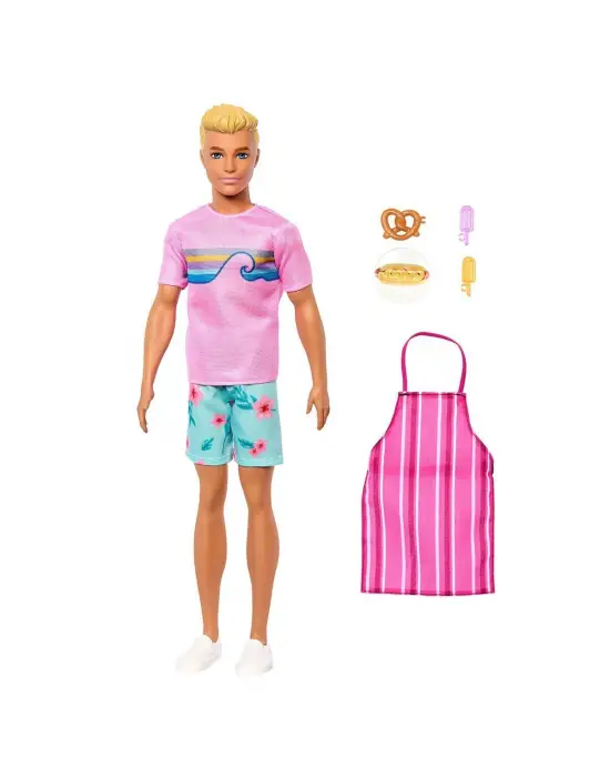 JFV65 Ken Malibu Bebek - Malibu - Barbie Mysteries: Beach Detectives