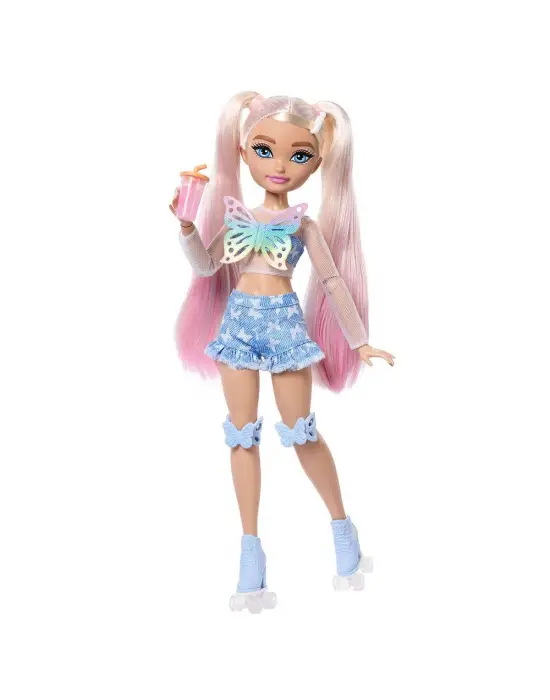 JFX96 Malibu - Barbie Dream Besties Paten Partisi Malibu Bebek ve Aksesuarları