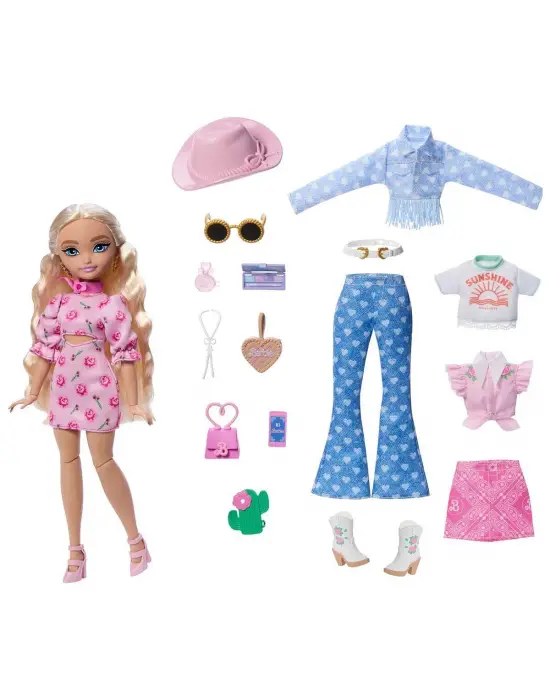 JGH87 Malibu - Barbie Dream Besties Festival Kombinleri ve Aksesuarları