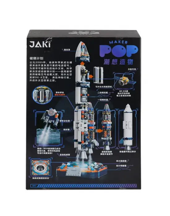 JK8501 Jaki Uzay Roketi Blok Seti -Vagon life