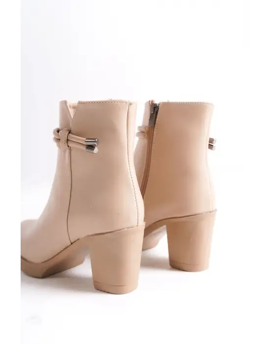 Zarif Fermuarlı Bayan Bot