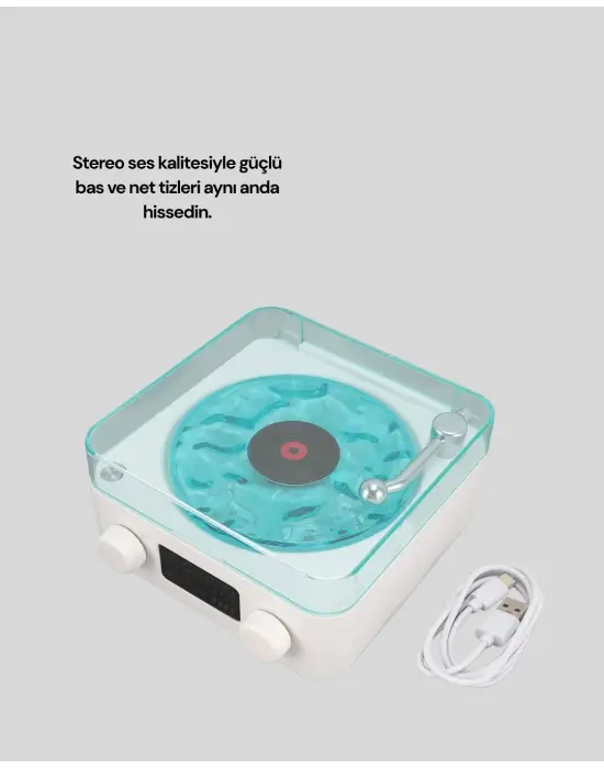 Kablosuz Bluetooth Hoparlör Mavi