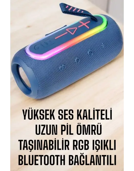 Kablosuz Bluetooth Hoparlör Uzun Pil Ömrü Taşınabilir