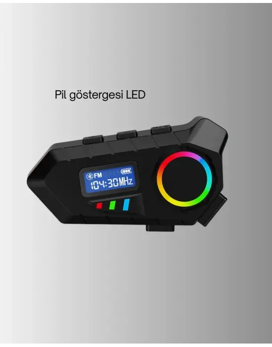 Kablosuz Bluetooth İnterkom Ip65 Suya Dayanıklı 40mm Hd Ses Ve 40 Saat Pil