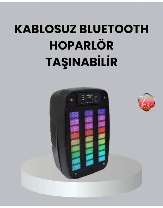 Kablosuz Bluetooth Müzik Cihazı – 2 Saat Batarya Süresi, Şık Ve Taşınabilir