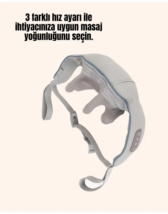 Kablosuz Boyun Ve Omuz Masaj Aleti | Isıtmalı Ve Yoğurmalı