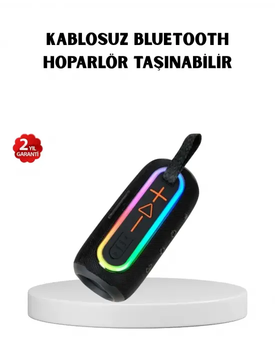 Kablosuz Hoparlör – Bluetooth 5.1, Güçlü Bas Ve 10 Metre Menzil