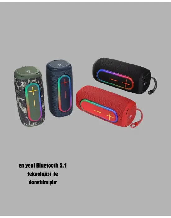 Kablosuz Hoparlör – Bluetooth 5.1, Güçlü Bas Ve 10 Metre Menzil
