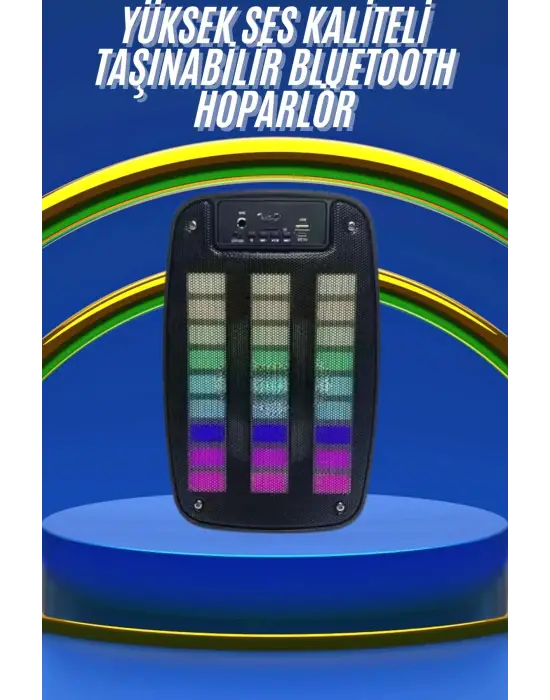 Kablosuz Hoparlör İos Ve Android Uyumlu Şarjlı Sd Kart Girişli Bluetooth Hoparlör