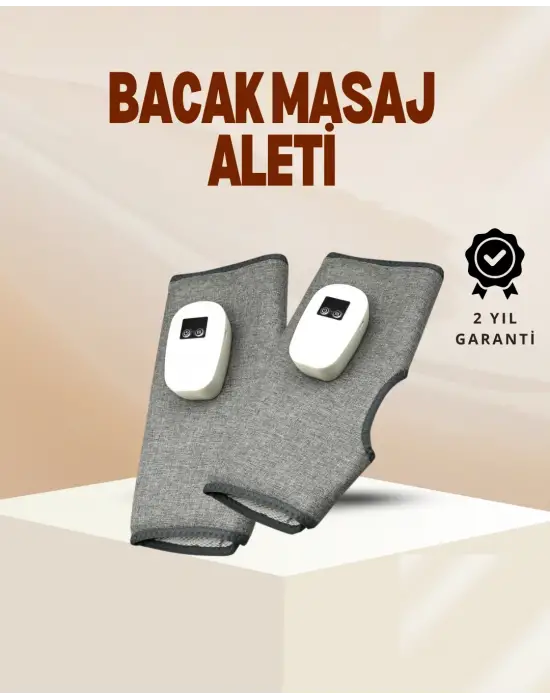 Kablosuz Isıtmalı Baldır Masaj Aleti – 3 Hava Basınçlı, Titreşimli Ve Sıcak Kompres Fonksiyonlu