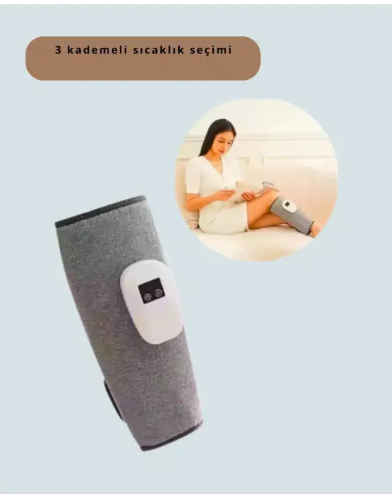 Kablosuz Isıtmalı Baldır Masaj Cihazı