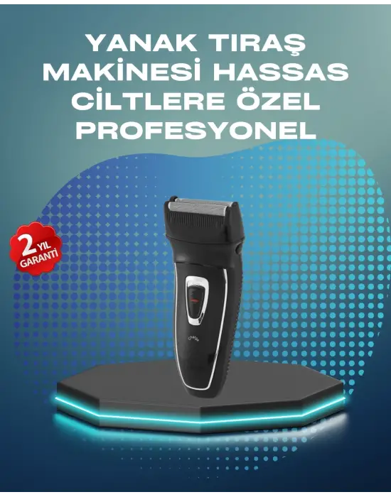Kablosuz Kuru Tıraş Makinesi Folyo Başlıklı