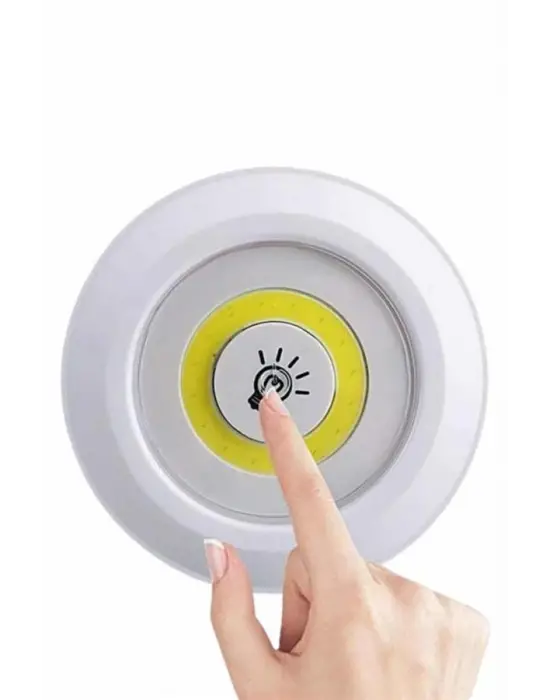 Kablosuz Pilli Işıldak  Masa Lambası Mutfak Tezgah Altı Banyo Dolabı Dolap İçi