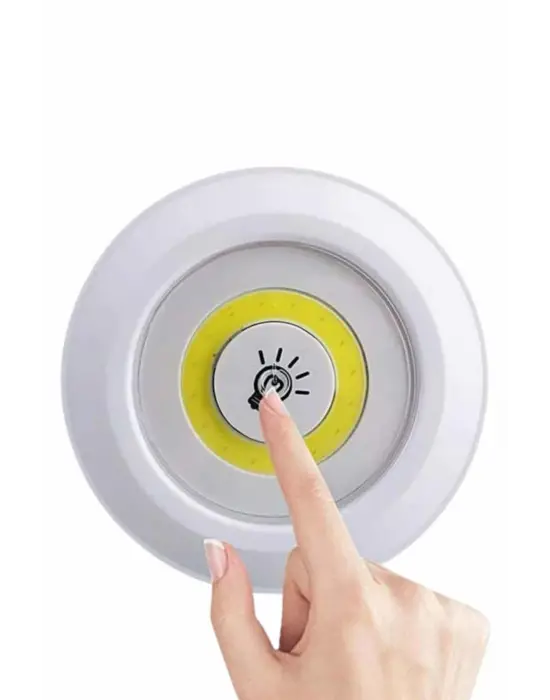 Kablosuz Pilli Işıldak  Masa Lambası Mutfak Tezgah Altı Banyo Dolabı Dolap İçi