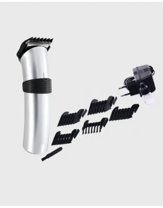 Kablosuz Profesyonel Tıraş Makinesi – Şarjlı, 60 Dakika Kullanım Süreli, Çelik Bıçaklı, Sessiz Motor