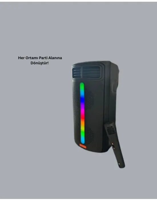 Kablosuz Rgb Işıklı Bluetooth Hoparlör | Ev, Parti Ve Açık Hava Kullanımı