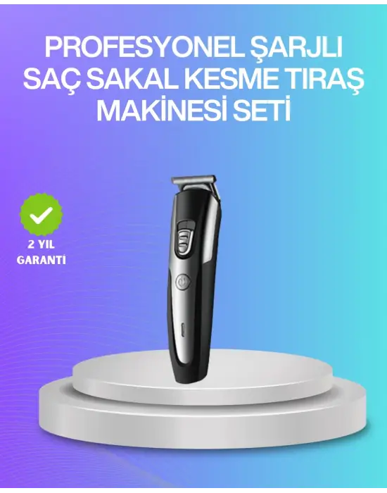 Kablosuz Saç Sakal Kesme Makinesi Kuaför Tipi Hassas Kesim