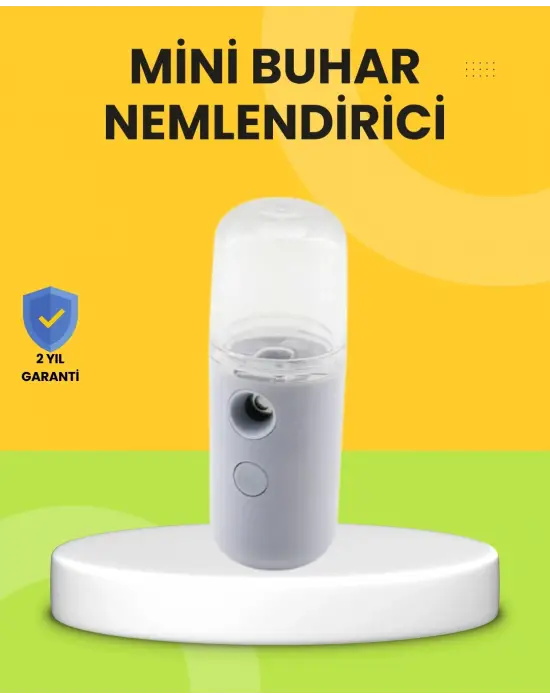 Kablosuz Şarjlı Buharlı Nemlendirici – Enerji Tasarruflu Taşınabilir Cilt Bakım Cihazı