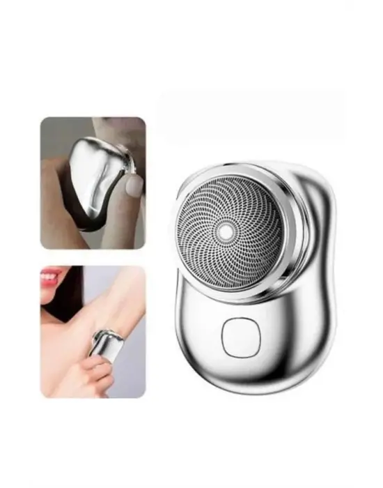 Kablosuz Tıraş Makinesi Günlük Hızlı Taşınabilir Şarjlı Yuvarlak Paslanmaz Çelik