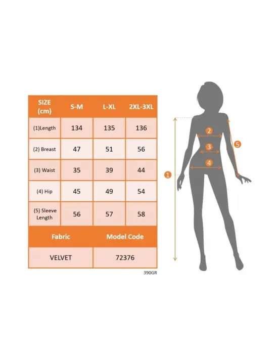 Şık Omuzdan Büzgülü Kadife Elbise