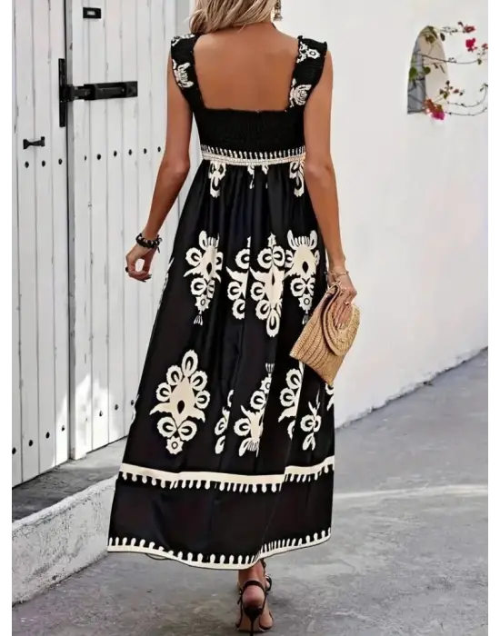 Omarı Yaz Günlerinin Yıldızı Elbise