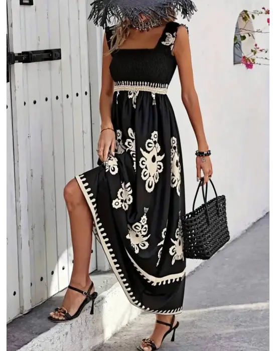 Omarı Yaz Günlerinin Yıldızı Elbise