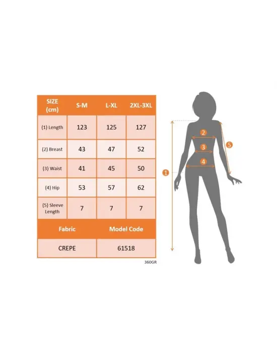 Omarı Fermuarlı Geniş Kesim Askılı Elbise