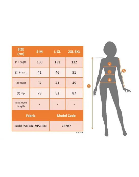 Omarı Yuvarlak Yaka Viskon Elbise Alt Desenli