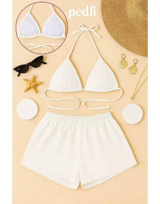 Omarı Yazın Şıklığına Uygun Bikini Takımı