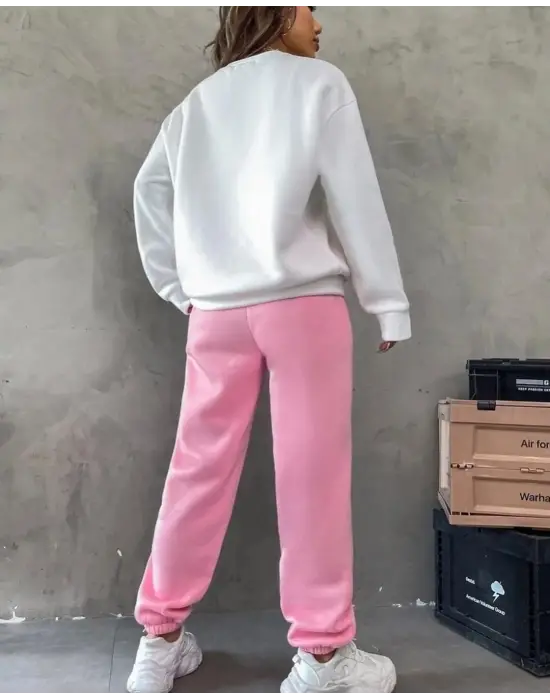 Kadın Brooklyn Baskılı İnce Sweatshirt