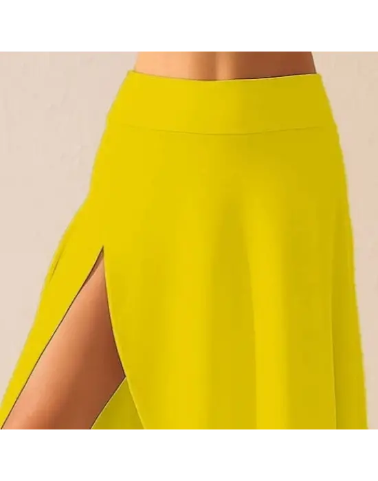 Kadın Cep Detay Taytlı Sandy Etek