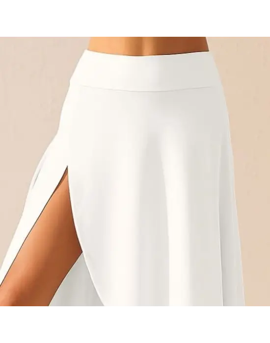 Kadın Cep Detay Taytlı Sandy Etek