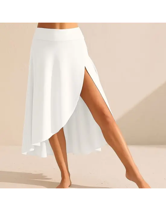 Kadın Cep Detay Taytlı Sandy Etek