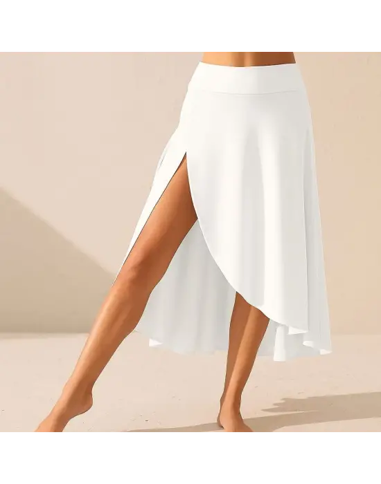 Kadın Cep Detay Taytlı Sandy Etek