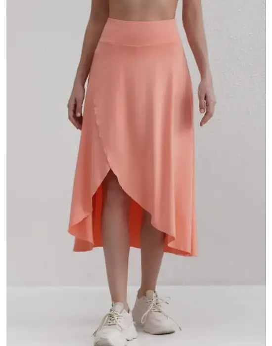 Omarı Sandy Etek - Cep Detaylı ve Şık Kadın Taytlı Etek