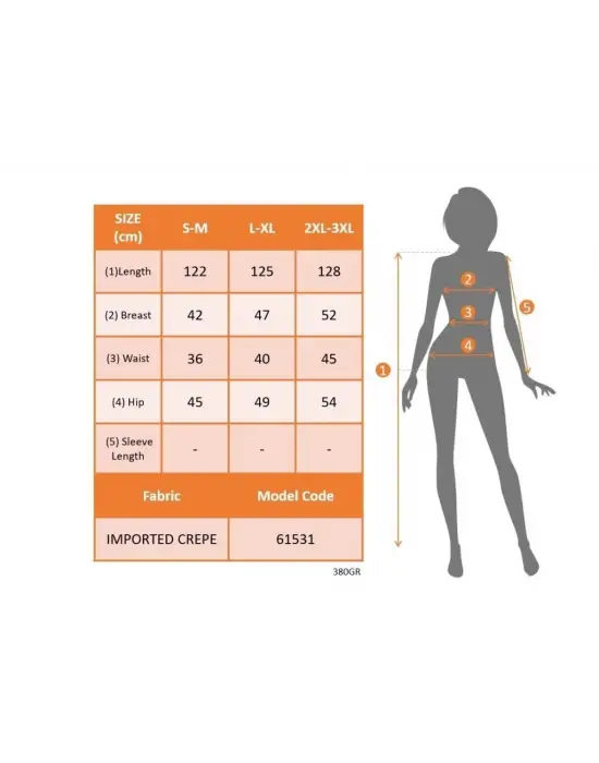 Omarı Daire Yakalı Kanat Detaylı Uzun Krep Elbise