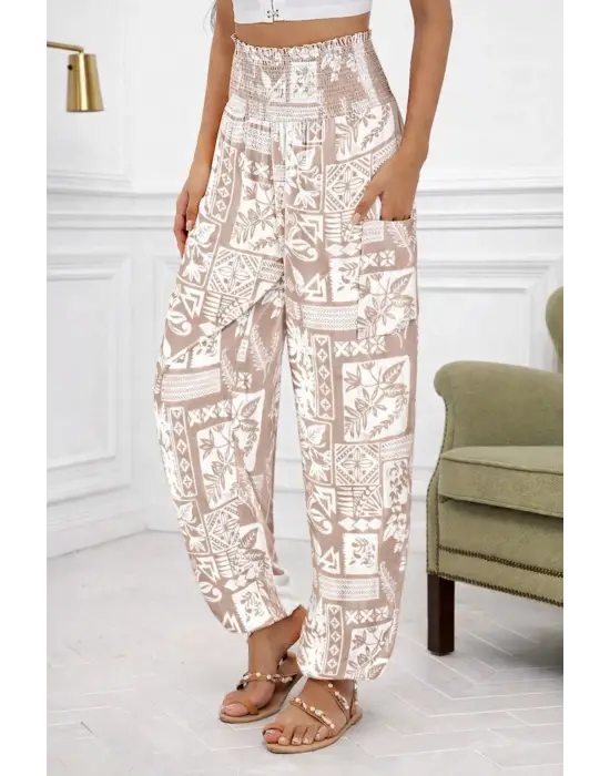 Kadın Desenli Süprem Pantolon