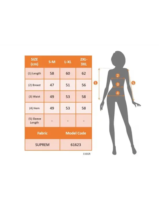Omarı Damla Detaylı Desenli Kadın Süprem Bluz