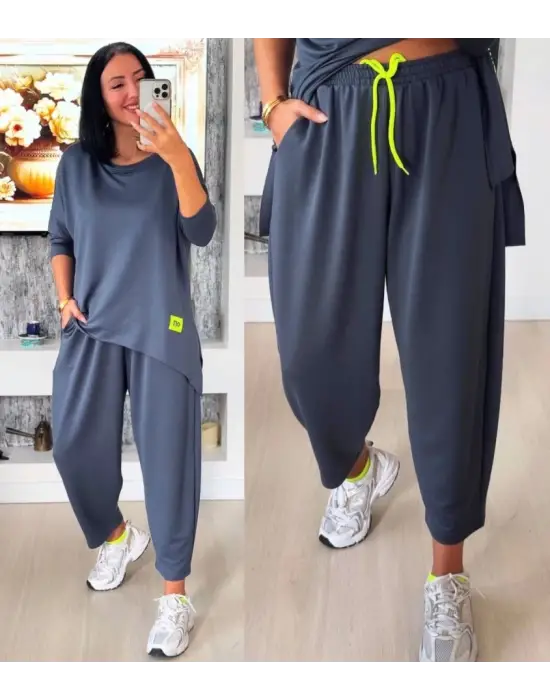 Kadın Özenli Viskon Pamuk İkili Takım