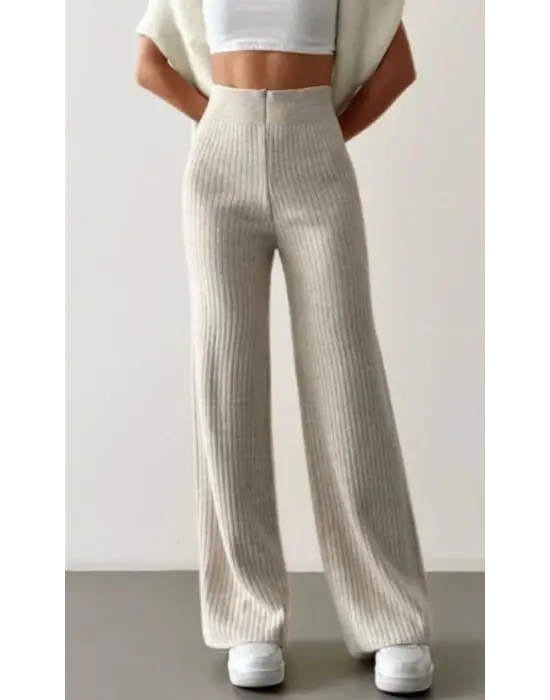 Kadın Kaşkorse Bol Paça Pantolon