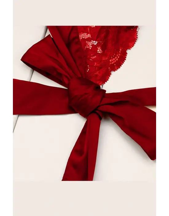 Omarı Etek Altı Görünmez Dantel Sütyen Külot Seti