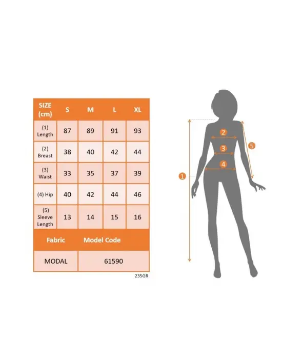 Omarı Şık Belden Bağlamalı Modal Elbise