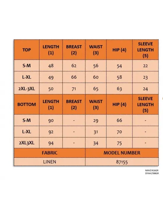 Kadın Kısa Kollu Bisiklet Yaka Bluz Etekli Ithal Keten Ikili Takım
