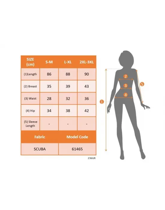 Omarı Eteği Büzgülü Dalgıç Elbise