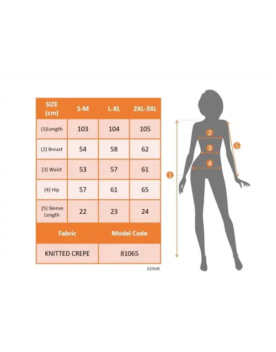 Omarı Desenli Kuşaklı Midi Elbise