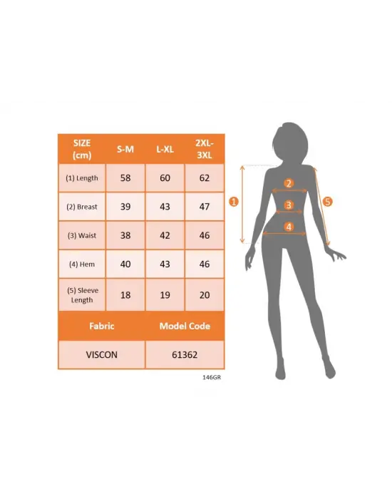 Omarı Viskon Bluz Kalp Taş Detaylı Kadın Bluz