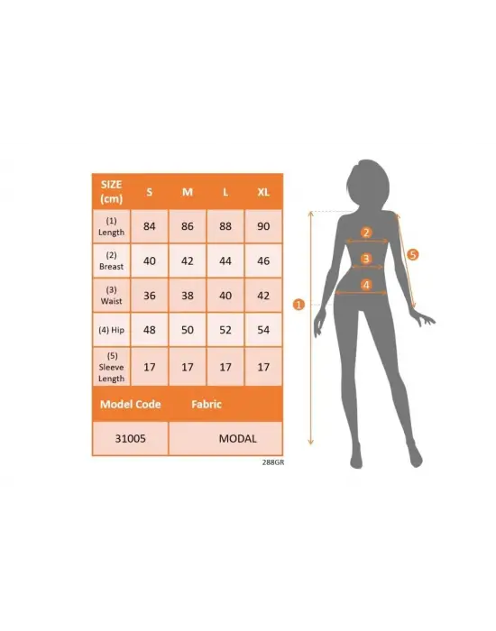 Kadın Kısa Kollu Bisiklet Yaka önden Düğmeli Modal Elbise
